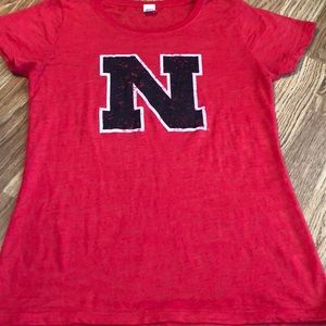 Nebraska Huskers fitted tee